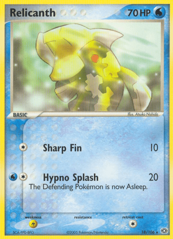 Carta Relicanth 18/106 do set Emerald — Pokémon TCG | Bynx