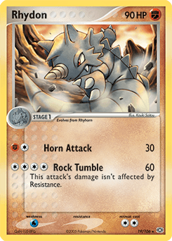 Rhydon 19/106 — EX Esmeralda