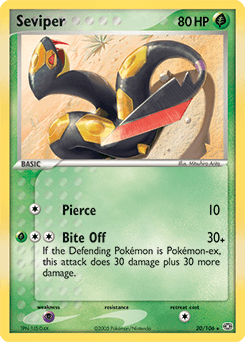 Seviper 20/106 — EX Esmeralda