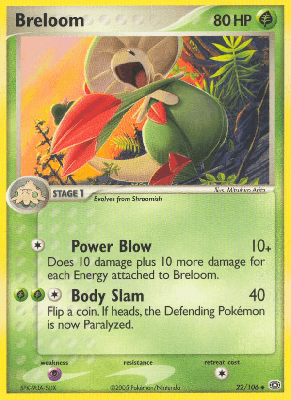 Carta Breloom 22/106 do set Emerald — Pokémon TCG | Bynx