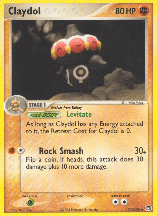 Carta Claydol 24/106 do set Emerald — Pokémon TCG | Bynx