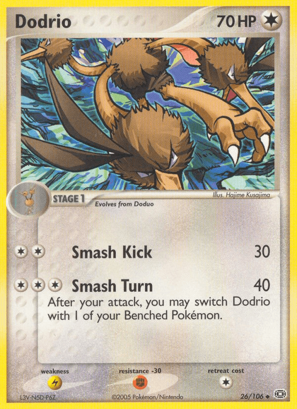 Carta Dodrio 26/106 do set Emerald — Pokémon TCG | Bynx