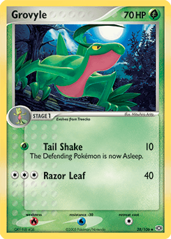 Grovyle 28/106 — EX Esmeralda