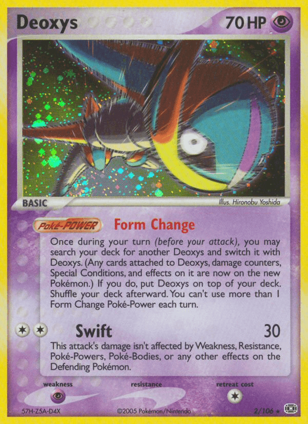 Carta Deoxys 2/106 do set Emerald — Pokémon TCG | Bynx