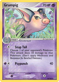 Grumpig 30/106 — EX Esmeralda