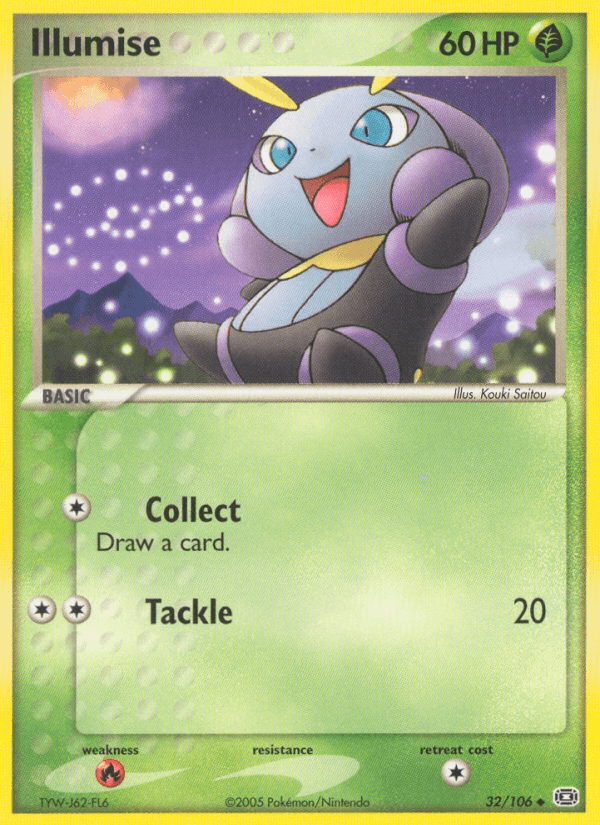 Carta Illumise 32/106 do set Emerald — Pokémon TCG | Bynx