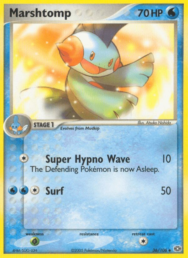 Carta Marshtomp 36/106 do set Emerald — Pokémon TCG | Bynx