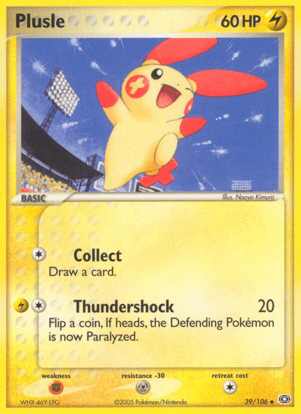Carta Plusle 39/106 do set Emerald — Pokémon TCG | Bynx