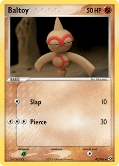 Baltoy 43/106 — EX Esmeralda