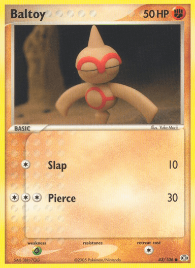 Carta Baltoy 43/106 do set Emerald — Pokémon TCG | Bynx