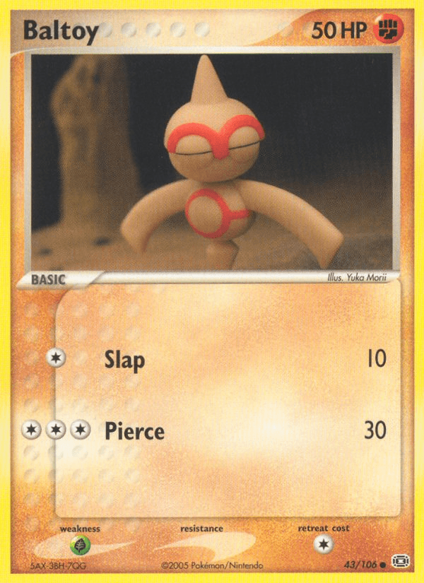 Carta Baltoy 43/106 do set Emerald — Pokémon TCG | Bynx