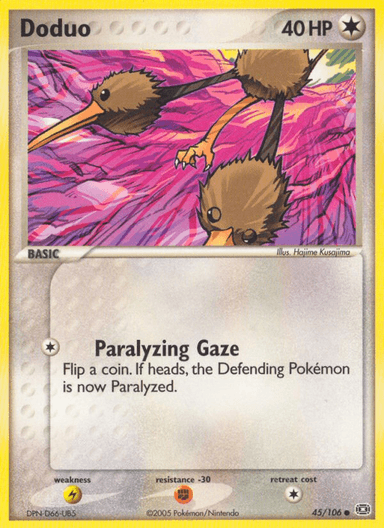 Carta Doduo 45/106 do set Emerald — Pokémon TCG | Bynx