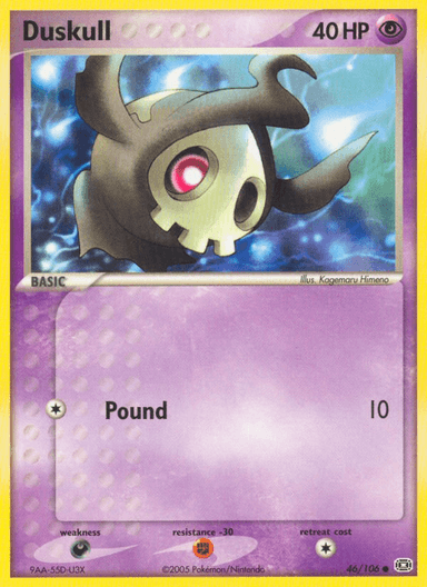 Carta Duskull 46/106 do set Emerald — Pokémon TCG | Bynx