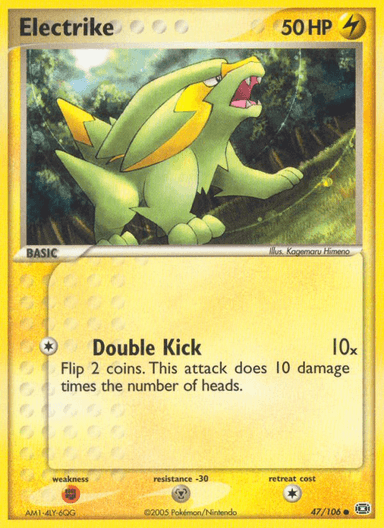 Carta Electrike 47/106 do set Emerald — Pokémon TCG | Bynx