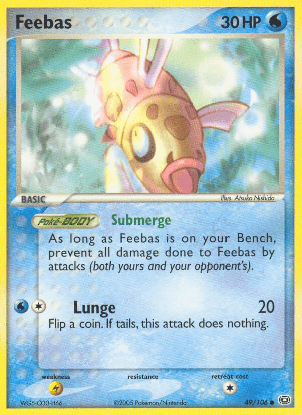 Carta Feebas 49/106 do set Emerald — Pokémon TCG | Bynx