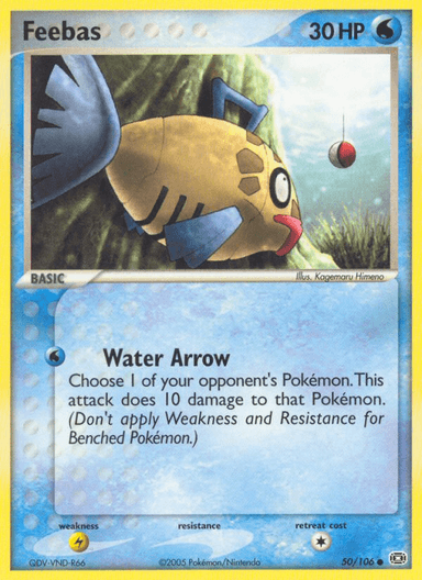 Carta Feebas 50/106 do set Emerald — Pokémon TCG | Bynx