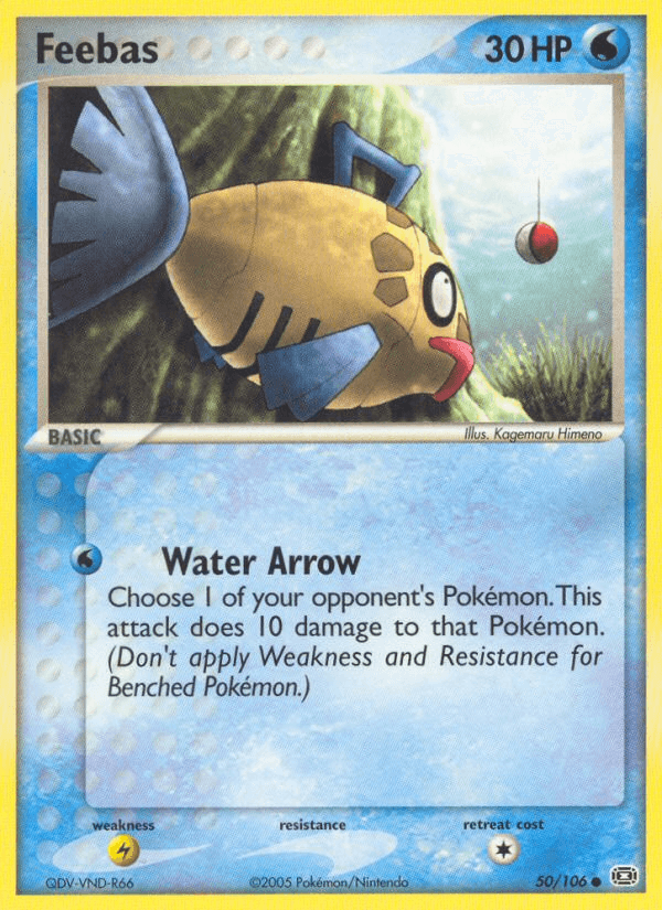 Carta Feebas 50/106 do set Emerald — Pokémon TCG | Bynx