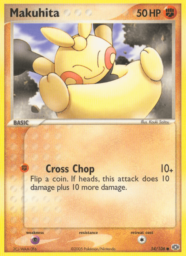 Carta Makuhita 54/106 do set Emerald — Pokémon TCG | Bynx