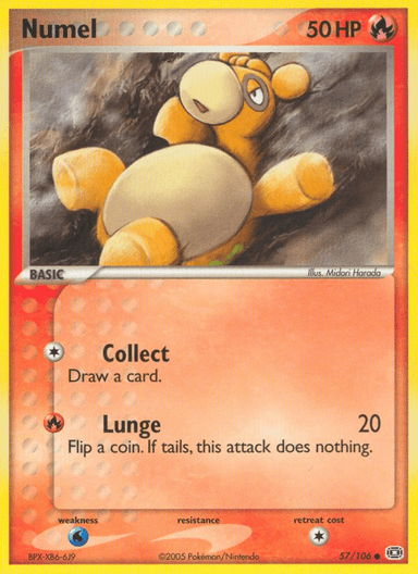 Carta Numel 57/106 do set Emerald — Pokémon TCG | Bynx