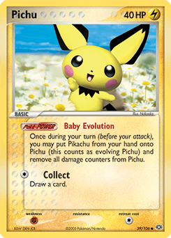 Pichu 59/106 — EX Esmeralda