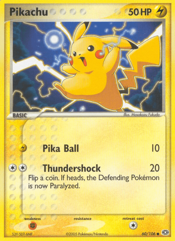 Carta Pikachu 60/106 do set Emerald — Pokémon TCG | Bynx