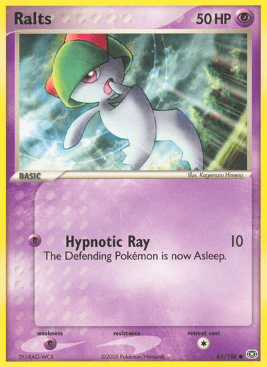 Carta Ralts 61/106 do set Emerald — Pokémon TCG | Bynx