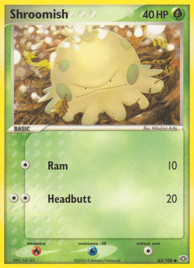 Carta Shroomish 63/106 do set Emerald — Pokémon TCG | Bynx
