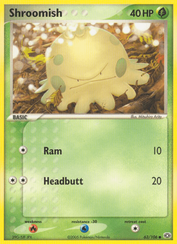 Carta Shroomish 63/106 do set Emerald — Pokémon TCG | Bynx