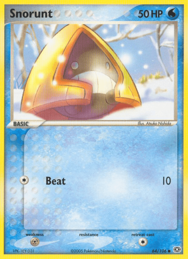 Carta Snorunt 64/106 do set Emerald — Pokémon TCG | Bynx