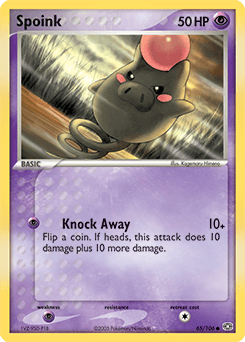 Spoink 65/106 — EX Esmeralda