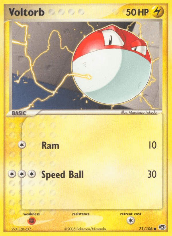 Carta Voltorb 71/106 do set Emerald — Pokémon TCG | Bynx