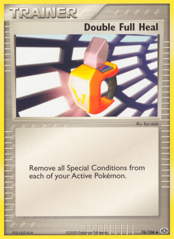 Carta Double Full Heal 76/106 do set Emerald — Pokémon TCG | Bynx