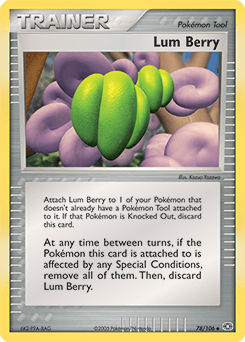 Lum Berry 78/106 — EX Esmeralda