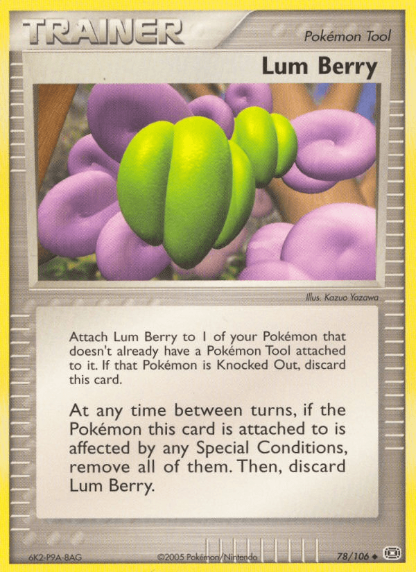 Carta Lum Berry 78/106 do set Emerald — Pokémon TCG | Bynx