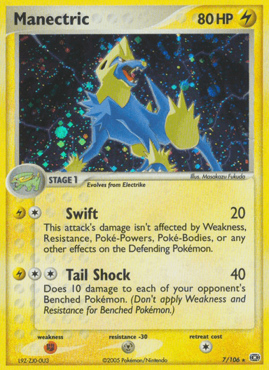 Carta Manectric 7/106 do set Emerald — Pokémon TCG | Bynx