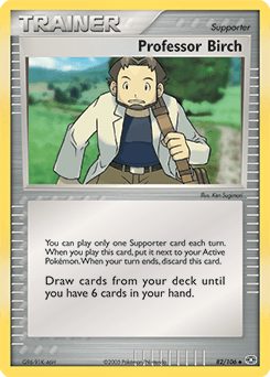 Professor Birch 82/106 — EX Esmeralda