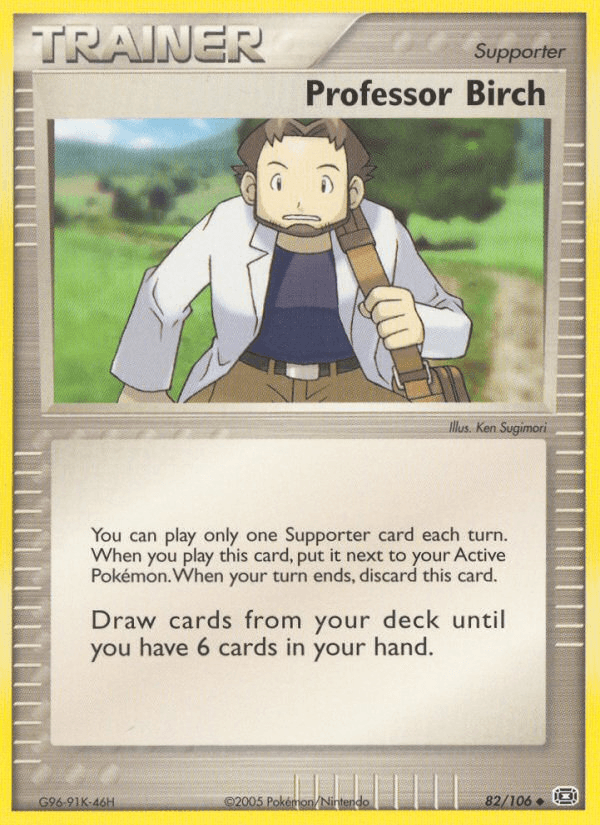 Carta Professor Birch 82/106 do set Emerald — Pokémon TCG | Bynx