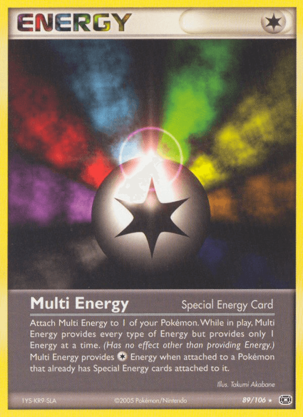 Carta Multi Energy 89/106 do set Emerald — Pokémon TCG | Bynx