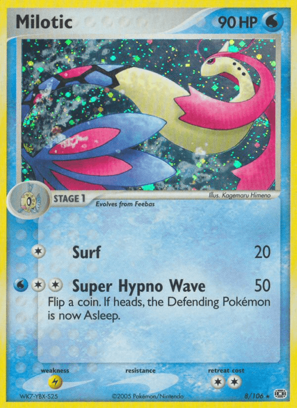 Carta Milotic 8/106 do set Emerald — Pokémon TCG | Bynx