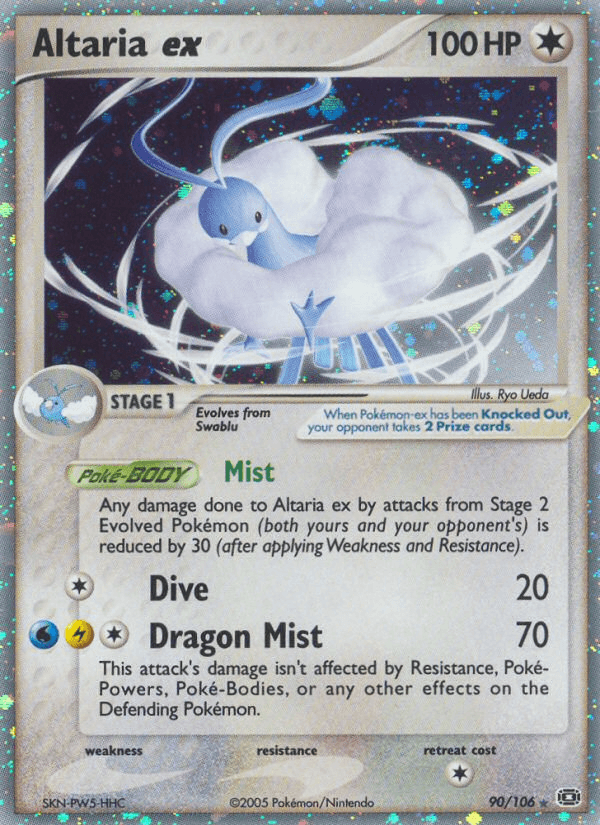 Carta Altaria ex 90/106 do set Emerald — Pokémon TCG | Bynx