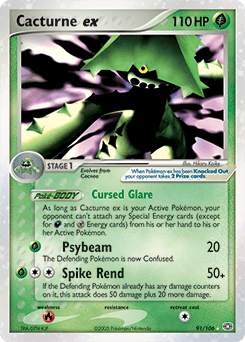 Cacturne ex 91/106 — EX Esmeralda