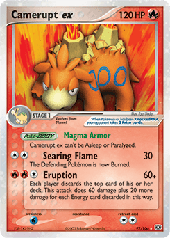 Camerupt ex 92/106 — EX Esmeralda