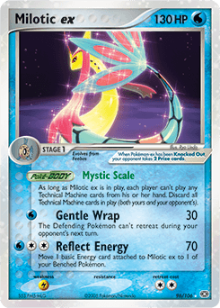 Carta Milotic ex 96 do set Emerald — Pokémon TCG | Bynx