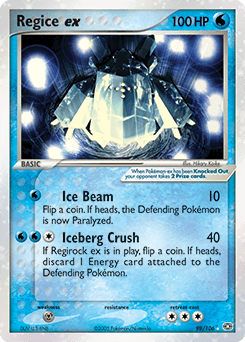 Regice ex 98/106 — EX Esmeralda