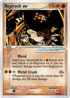 Regirock ex 99/106 — EX Esmeralda