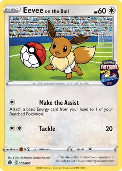 Eevee on the Ball 2 — Pokémon Futsal Collection