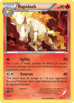 Rapidash 15/83 — Gerações