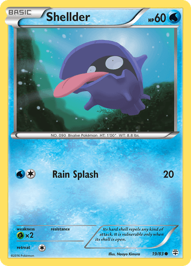 Carta Shellder 19/83 do set Generations — Pokémon TCG | Bynx