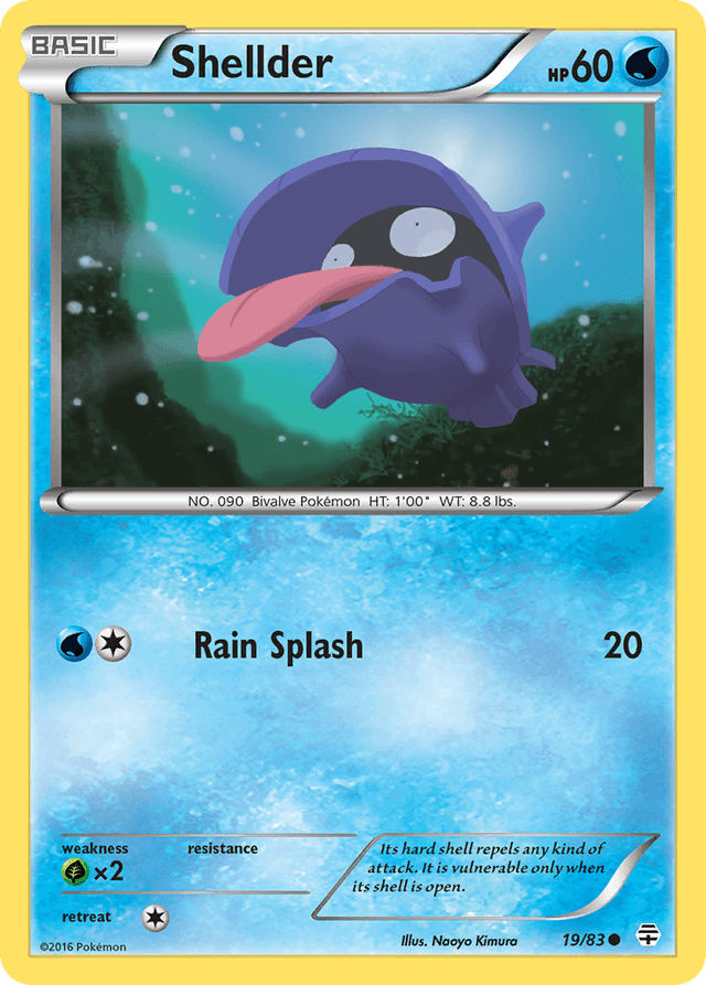 Carta Shellder 19/83 do set Generations — Pokémon TCG | Bynx