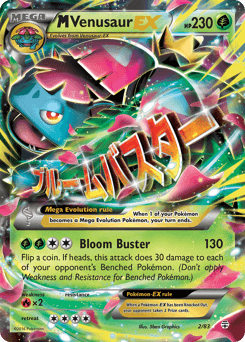 M Venusaur-EX 2/83 — Gerações